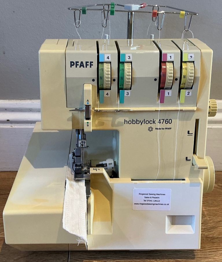 Pfaff Hobbylock 4760 Heavy Duty 4 Thread Overlocker - Serviced - Warranty - UK Delivery Available