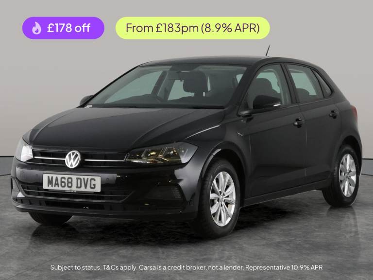 2018 Volkswagen Polo 1.0 SE Hatchback 5dr Petrol Manual Euro 6 (s/s) (75 ps) - DAB - BLUETOOTH - ...