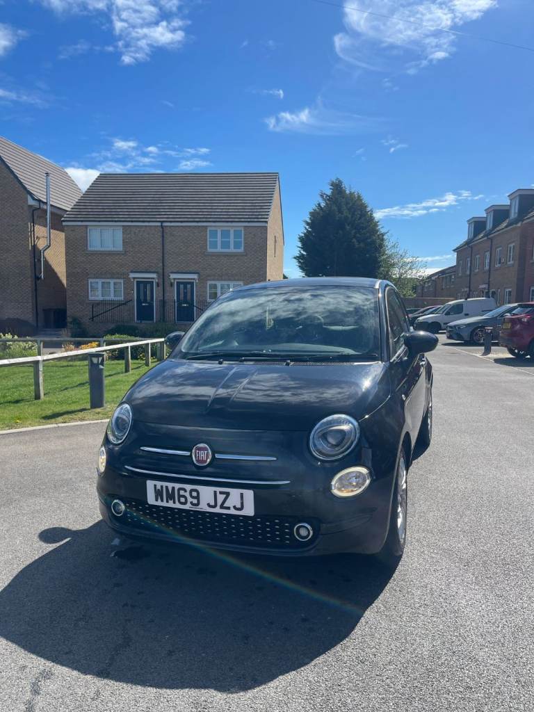 Black Fiat 500, Hatchback, 2020, Manual, 1242 (cc), 3 doors