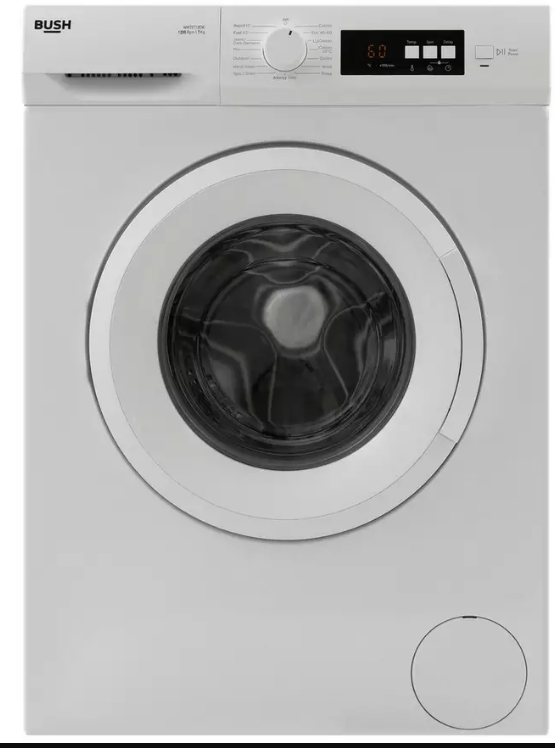 Bush WMT0712EW 7KG 1200 Spin Washing Machine 