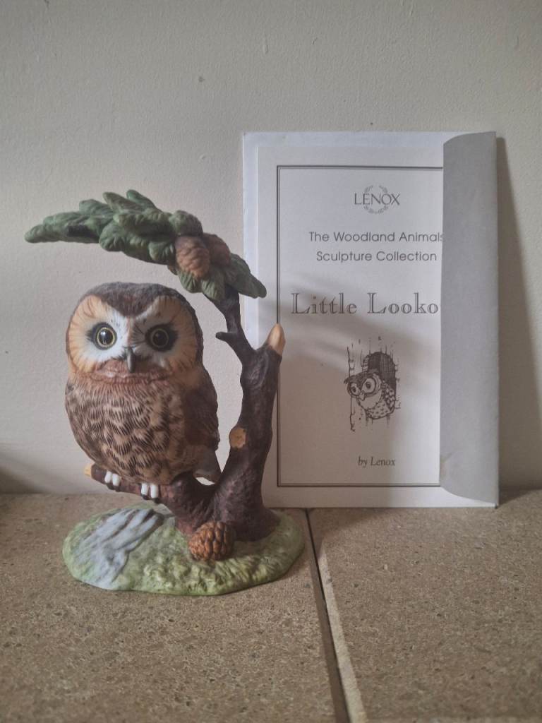 Little Lookout Saw-Whet Owl Lenox 1999 with Leaflet