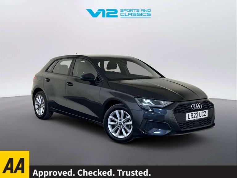 2022 Audi A3 1.0 TFSI 30 Technik Sportback 5dr Petrol Manual Euro 6 (s/s) (110 ps) Hatchback Petr...