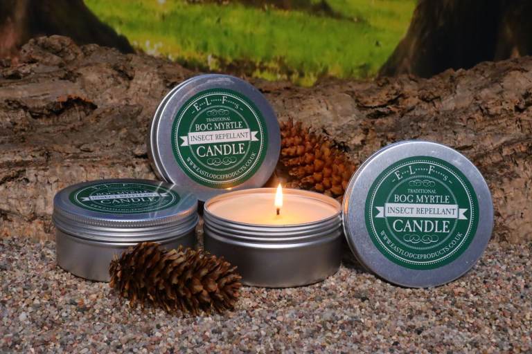 New ELF Bog Myrtle Insect Repellent Candles & spray