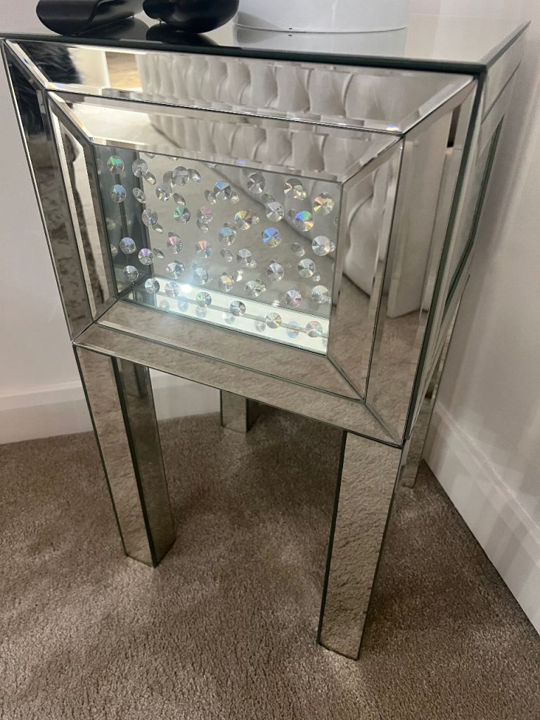 Floating Crystal End/Side Table