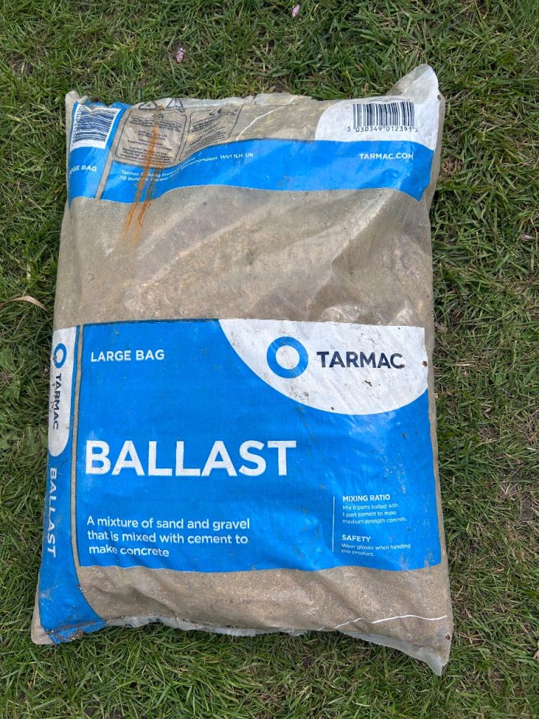 17 large bags of ballast
