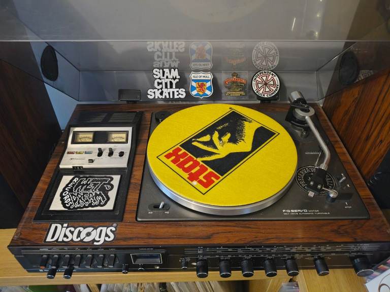 Fully complete national panasonic vintage record player and speakers
