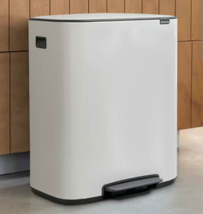 Brabantia Bo 60L White Pedal Bin – Brand New *Rrp.£219.99 **BARGAIN**
