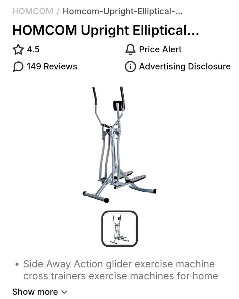 Homcom air glider 