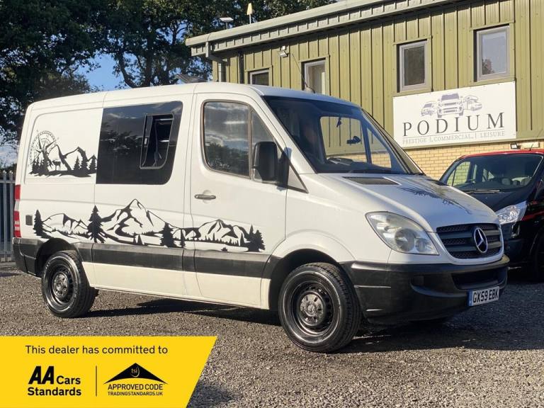 2009 Mercedes-Benz Sprinter 310 2.1 CAMPER CONVERSION HEATER-SOLAR-STOVE-FRIDGE-CAMERA-D. BED PAN...