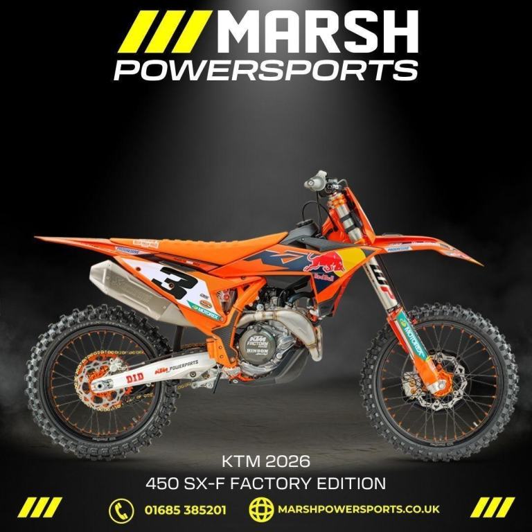 KTM 450 SX-F Factory Edition 2026 - KTM Main Dealer - Reserve NOW!
