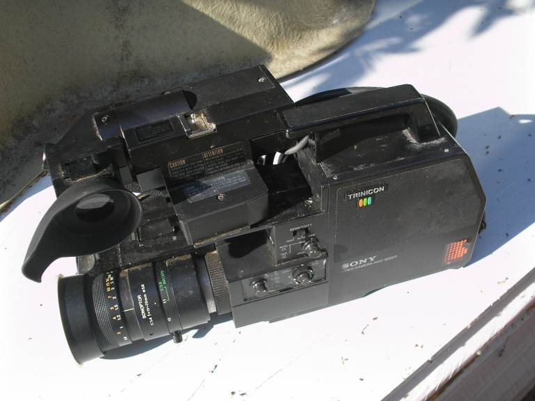 Vintage Sony Trinicon Video Camera – Fair Condition