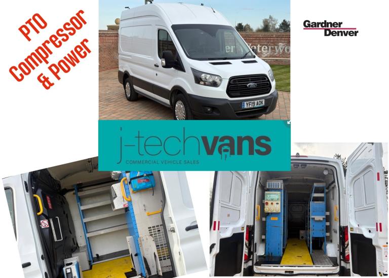 2019 Ford Transit 2.0 TDCi 130ps L2 H3 Van ***Gardner Denver PTO Compressor & 110v*** PANEL VAN D...