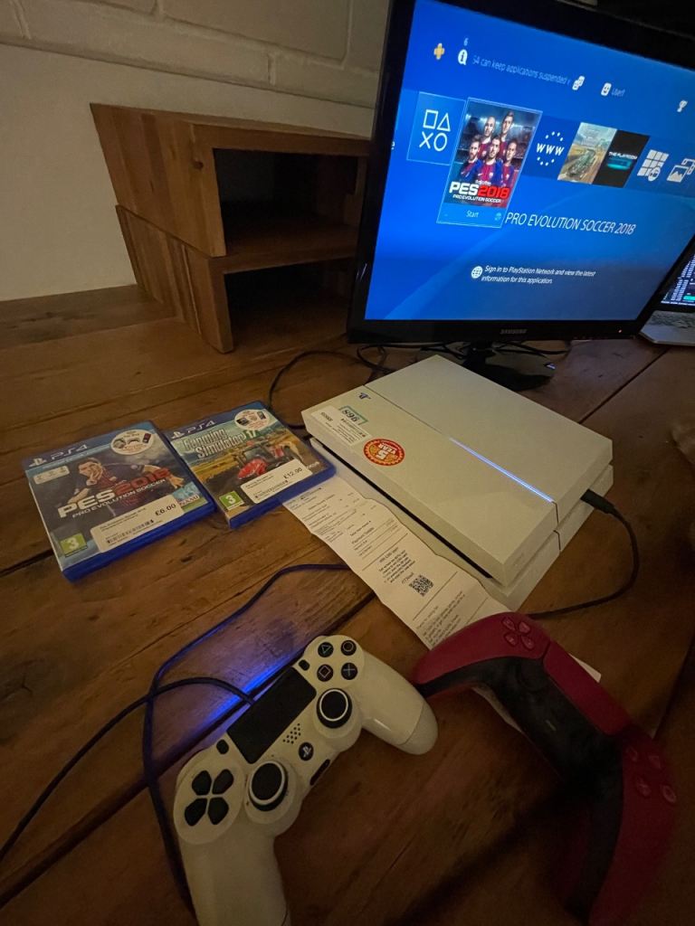 PS4 + Monitor bundle plus 5 year guarantee 