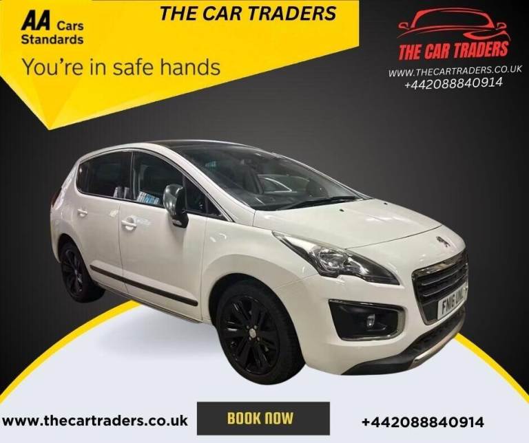 2016 Peugeot 3008 1.6 BlueHDi Allure SUV 5dr Diesel ETG Euro 6 (s/s) (120 ps) SUV Diesel Automatic