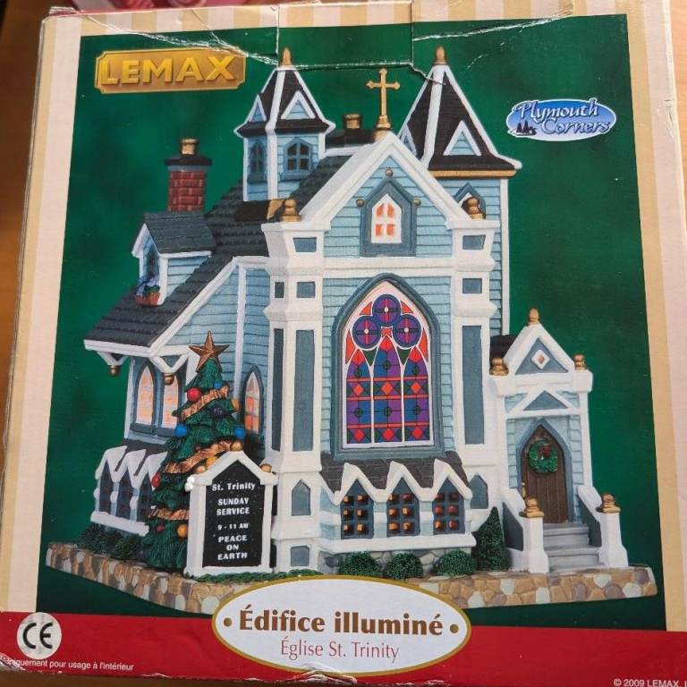 Lemax - Plymouth Corners Range - Eglise St. Trinity - 2009 Retired - Rare In UK