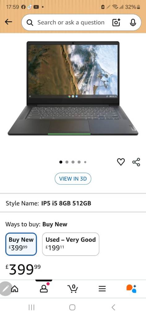 Lenovo Chrome book Laptop