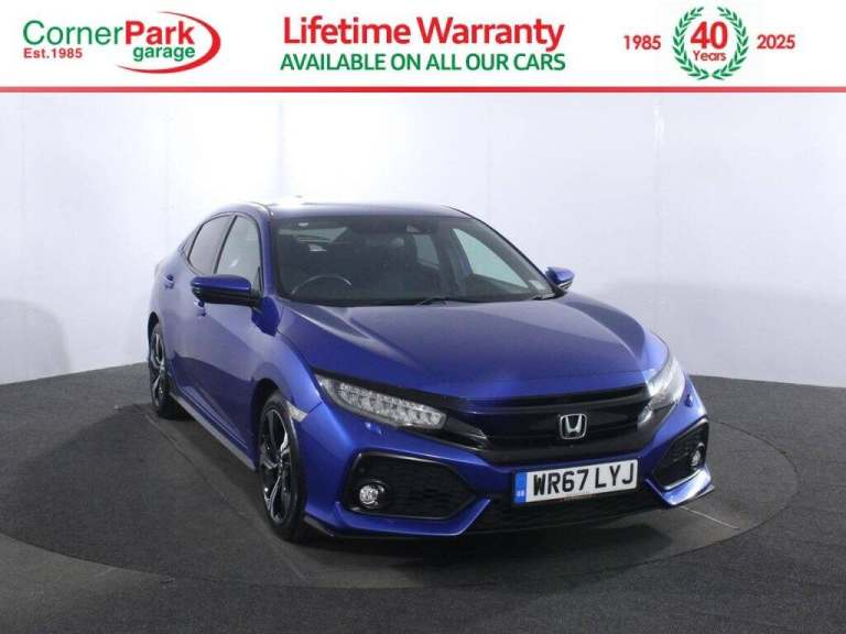 2017 Honda Civic 1.5 VTEC Turbo Sport Hatchback 5dr Petrol Manual Euro 6 (s/s) (182 ps) Hatchback...