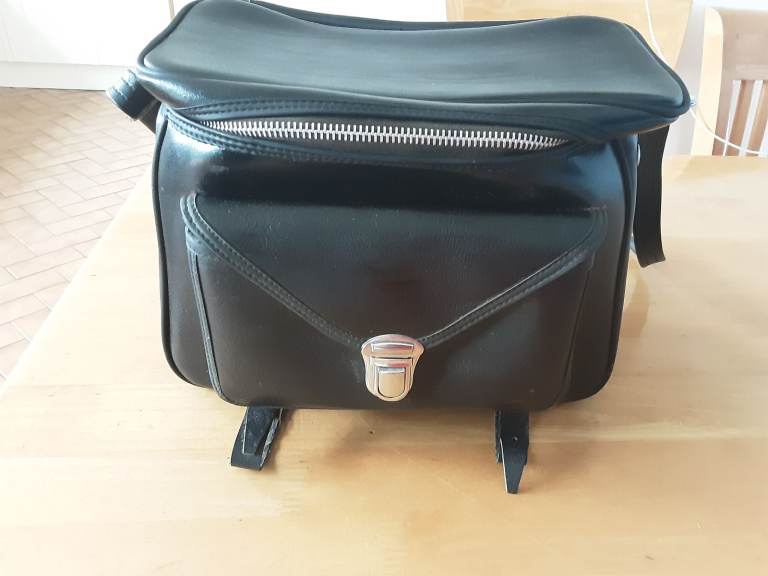 Vintage camera bag with strap