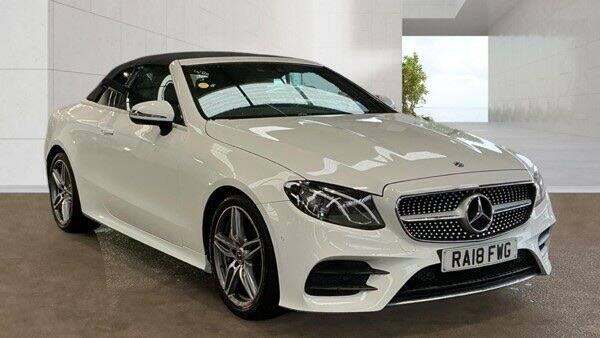 2018 Mercedes-Benz E Class E300 AMG Line 2dr 9G-Tronic CONVERTIBLE PETROL Automatic