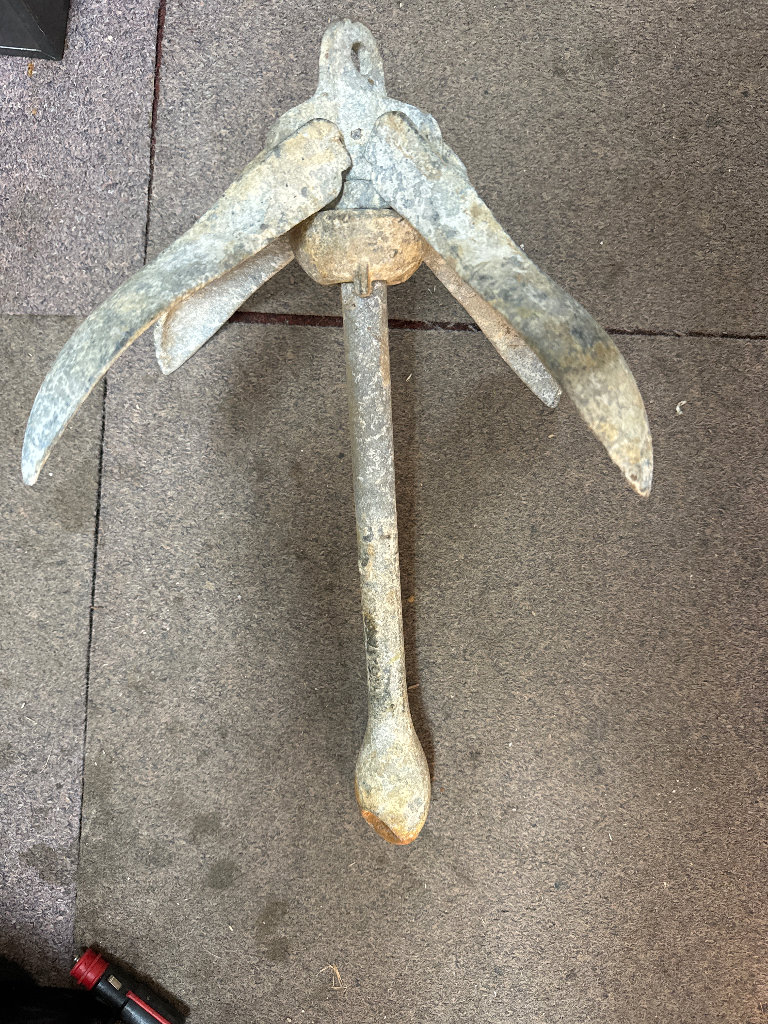 5kg galvanised collapsible anchor