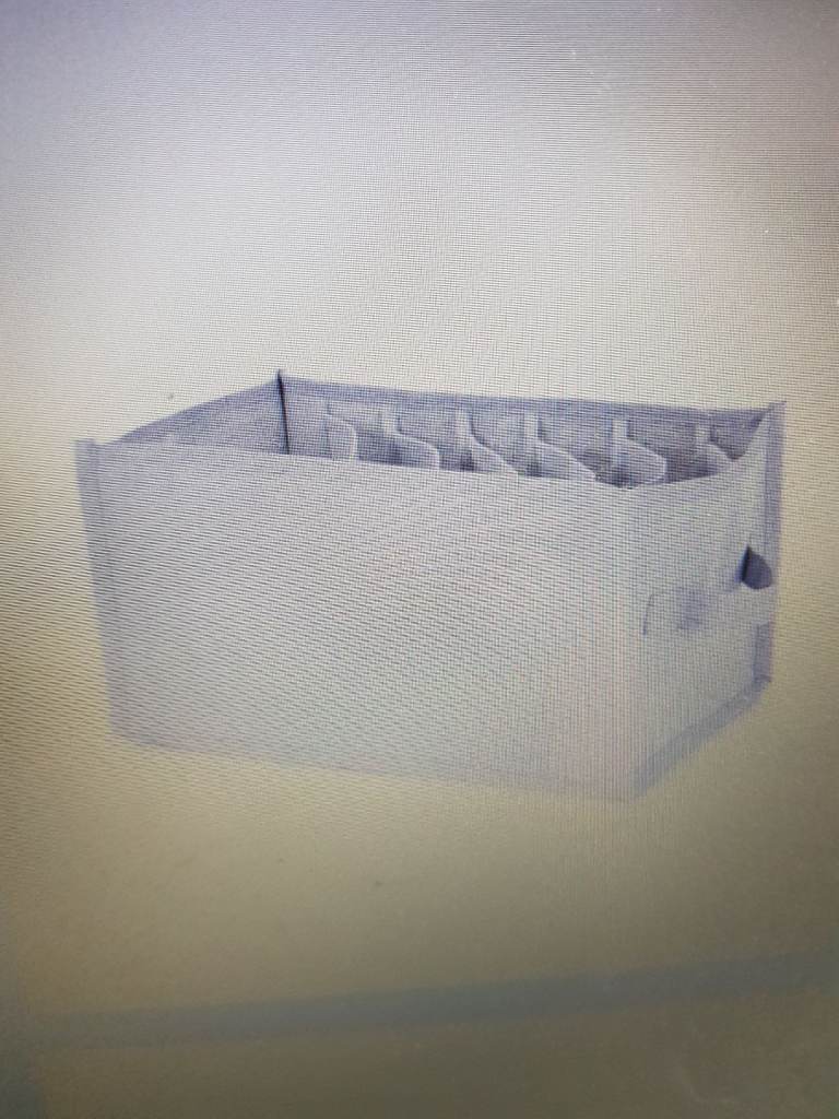 PRIMARK Cream Fabric 7 compartment Wardrobe small pieces organiser