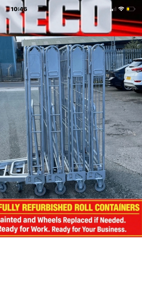 Heavy duty Refurbished roll on containers 