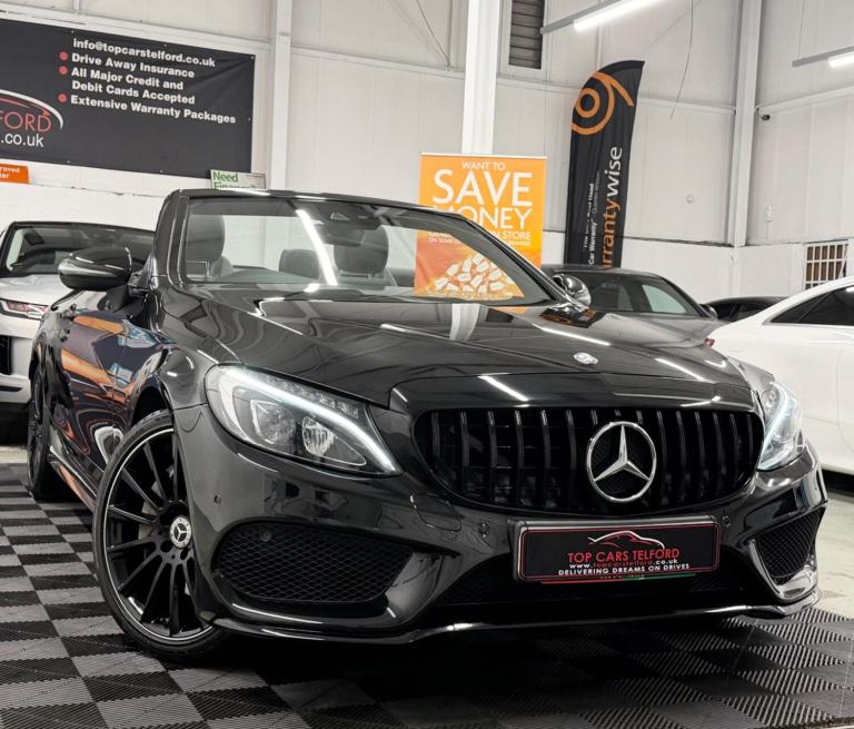 2017 Mercedes-Benz C Class 2.1 C250d AMG Line (Premium Plus) Cabriolet G-Tronic+ Euro 6 (s/s) 2dr...