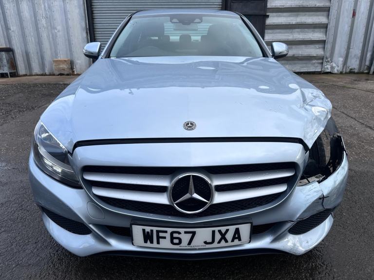 2018 67 REG MERCEDES C CLASS C200 2.0 PETROL DAMAGED REPAIRABLE SALVAGE