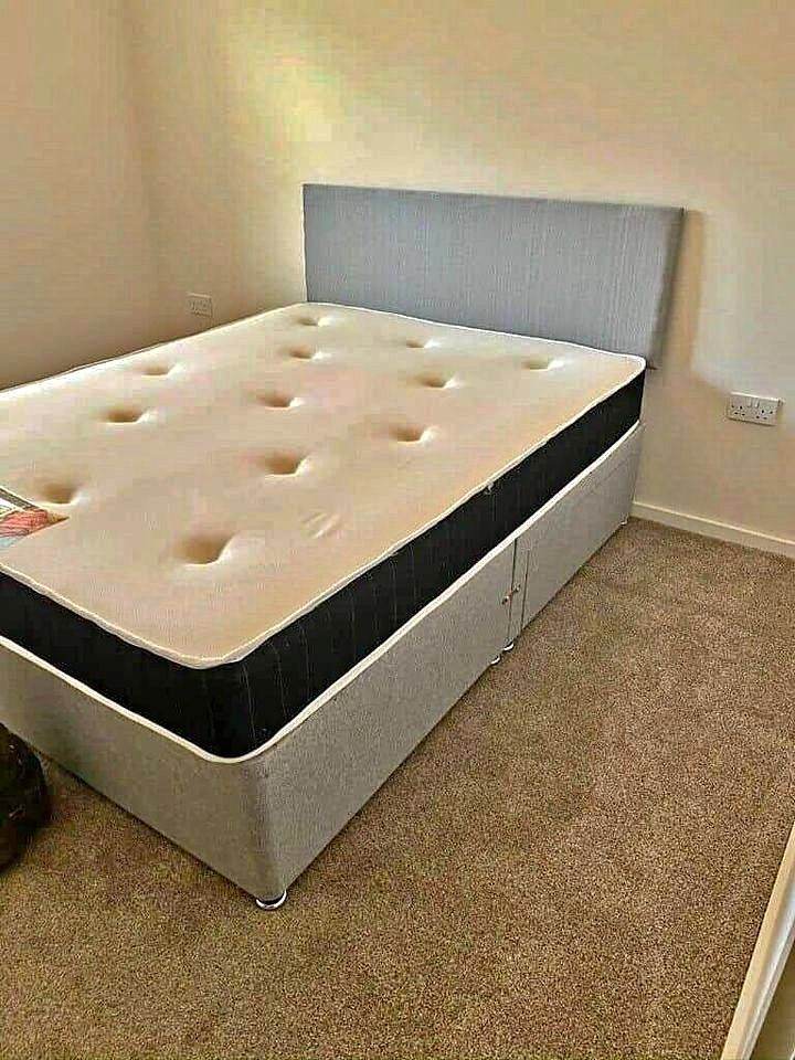 Today Offer !! Divan 4ft Small double bed with mattress - Kings sizes Available - Free Delivery