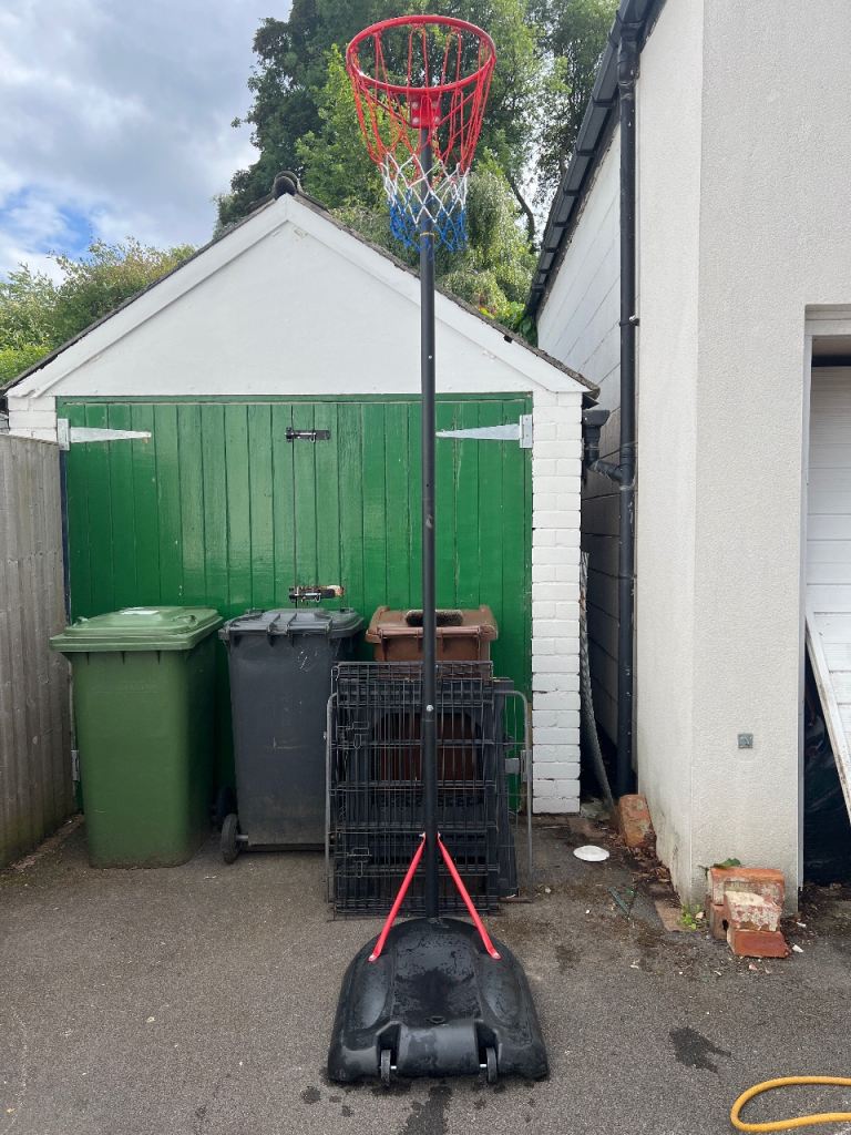Freestanding Netball Hoop - Good Condition, Adjustable Height