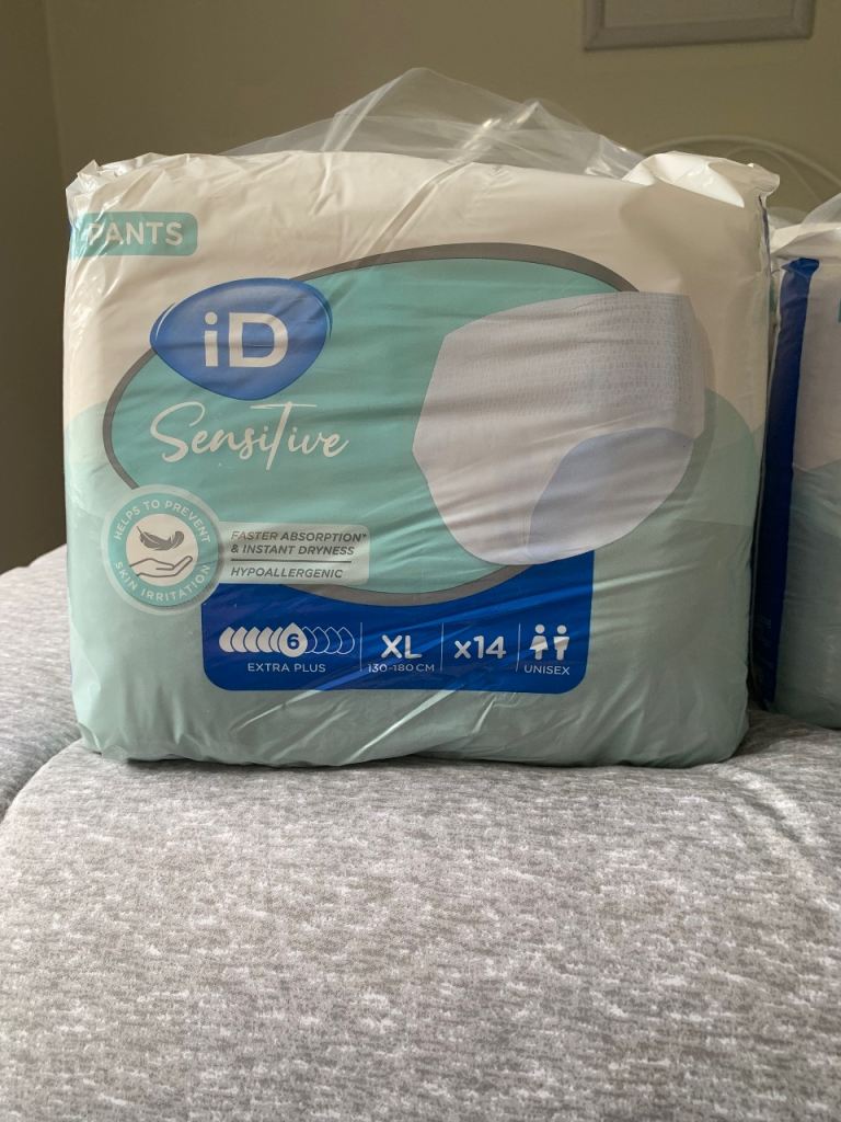  11 packs ID sensitive pants sizeXL (14 per pack) )