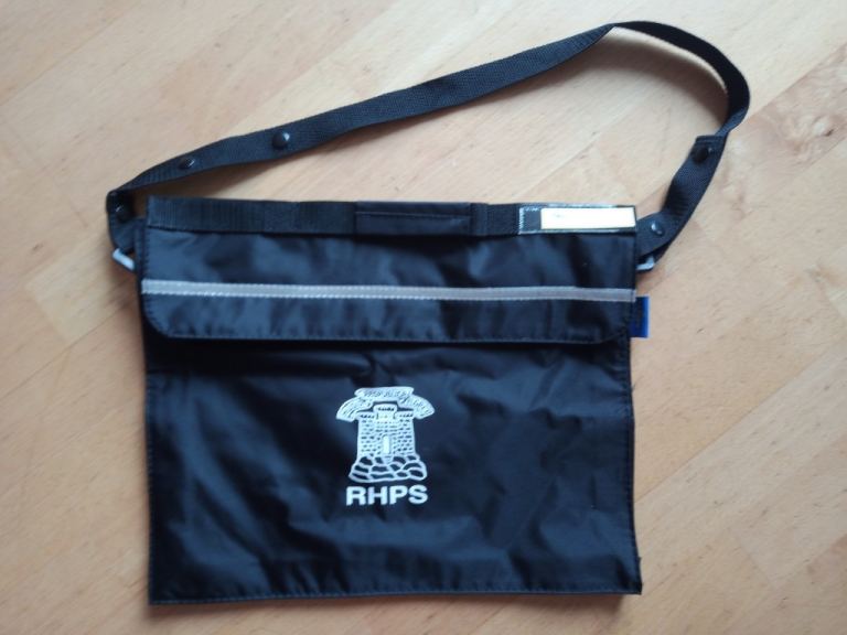 Brand New  Black Academy Book / School BAG with  Royal High Primary School LOGO