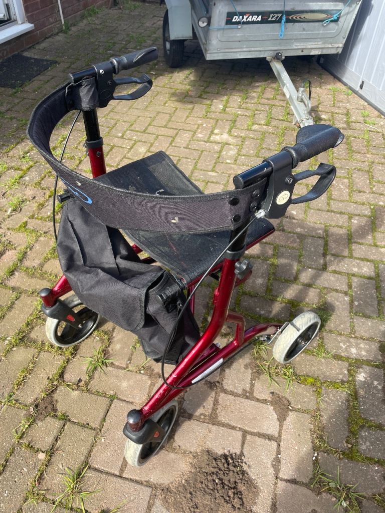 Z-Tec Mobility 4 wheel walker light weight