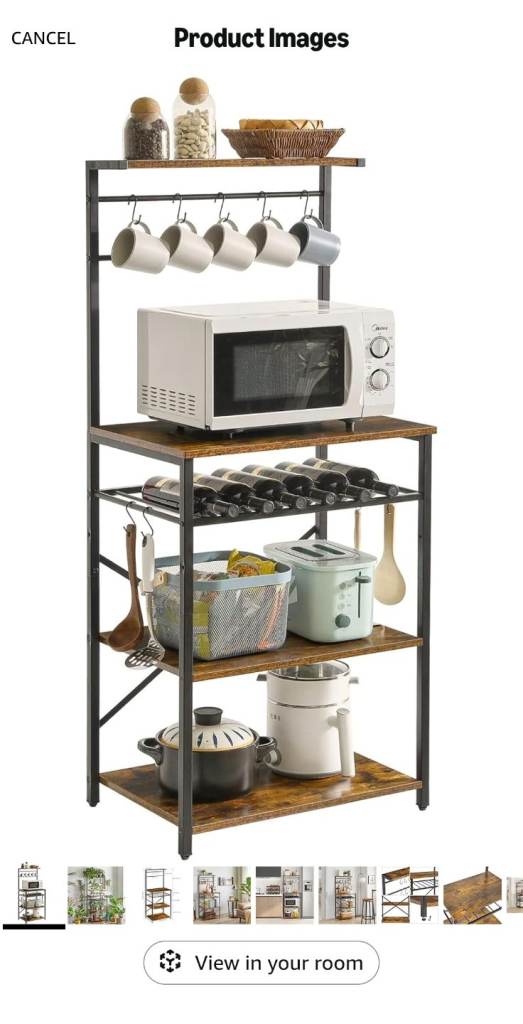 Breakfast bar and storage unit 