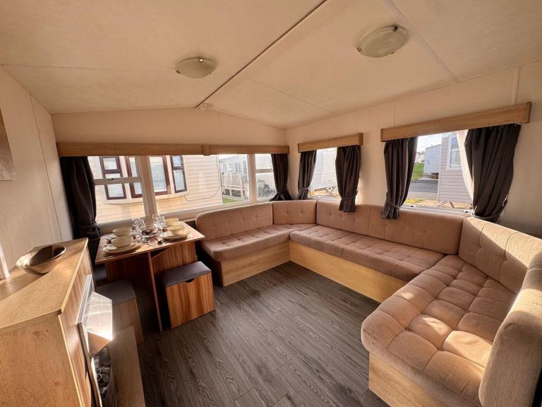 Static Caravan sited and connected FREE site fees for 2 years!