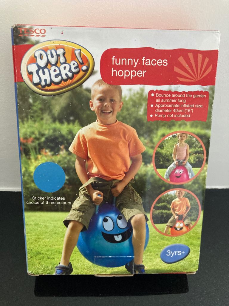 Out There! Funny Faces Blue 16” Hopper 