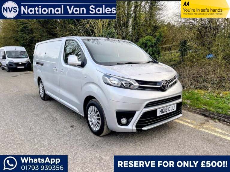 2018 Toyota ProAce 2.0D Comfort Long Panel Van LWB Euro 6 (s/s) 6dr PANEL VAN Diesel Manual