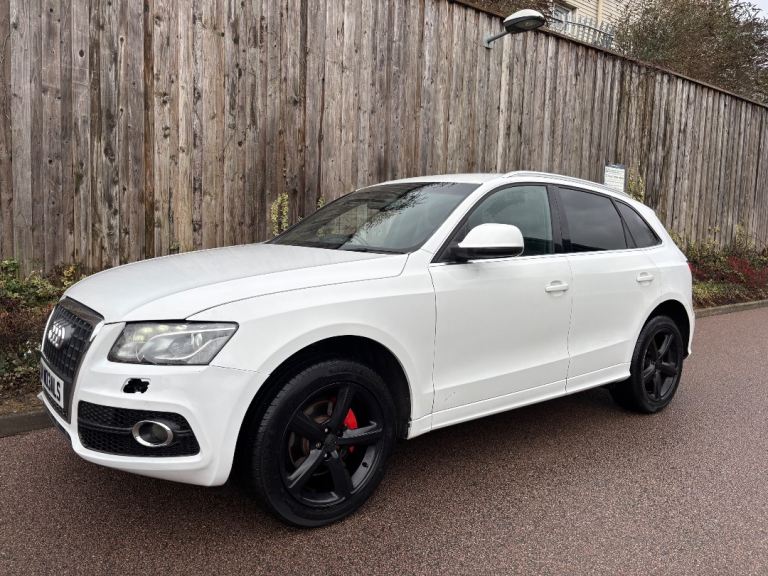 AUDI Q5 2.0 TFSI S-LINE PETROL AUTOMATIC IN WHITE 2009 NEEDS MINOR ATTENTION