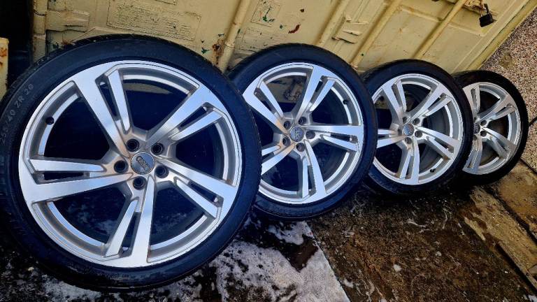 20 inch original Audi A7 ALLOY WHEELS FIT A5 A6 Q3  Q5 Q