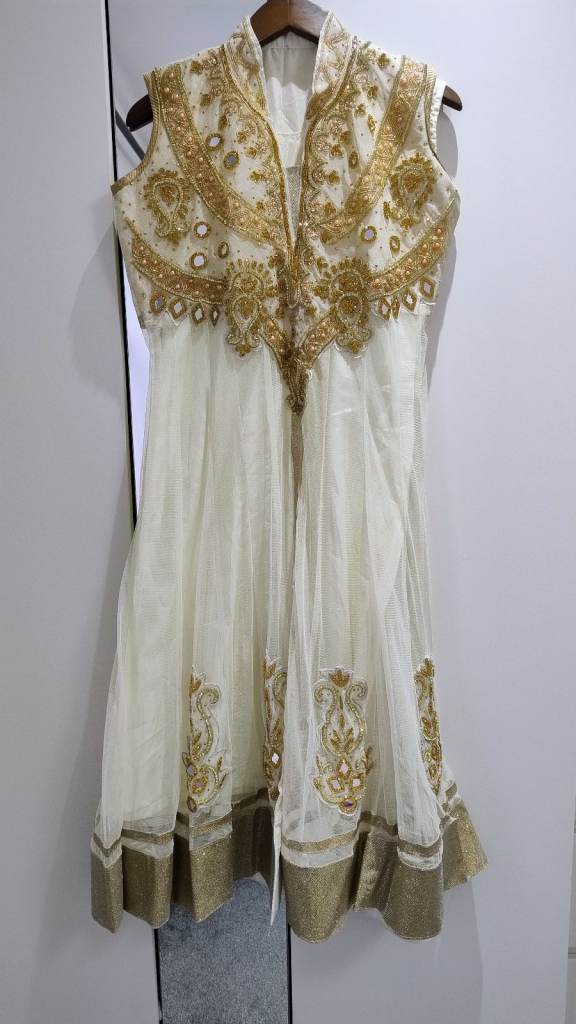 Brand New Cream Indian suit
