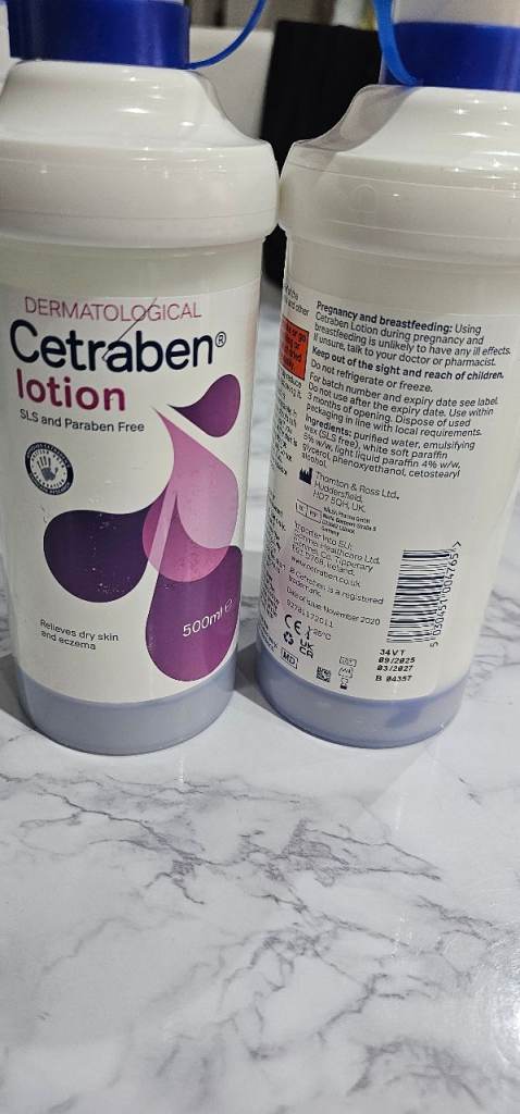 New Cetraben Lotion 500ml - SLS & Paraben Free