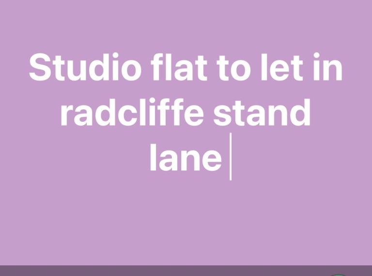 Studio flat 