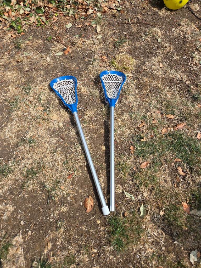 Training lacrosse sticks