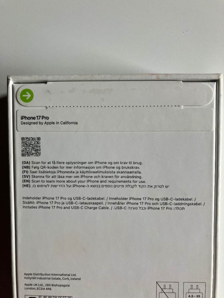 Apple iPhone 17 Pro - White, Brand New, Sealed