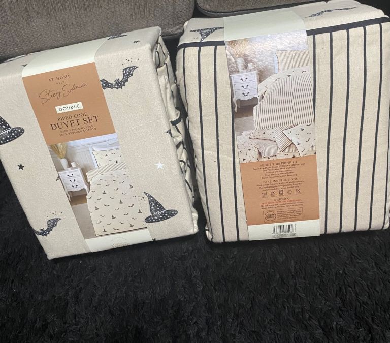 Stacey Solomon Reversable Duvet cover sets Superking,king.Double Bnwt 