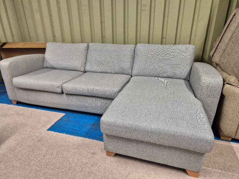 DFS Layla Grey Corner Sofa Delivery Available