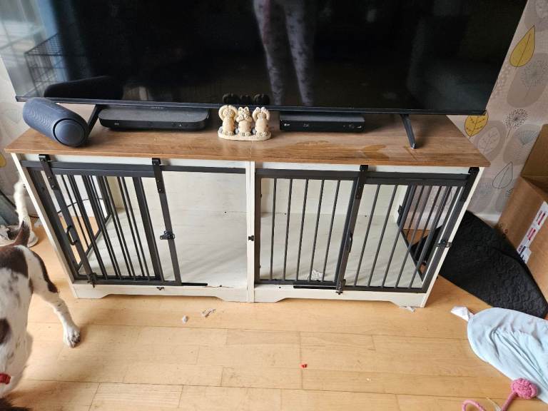 Temu dog crate sideboard furniture