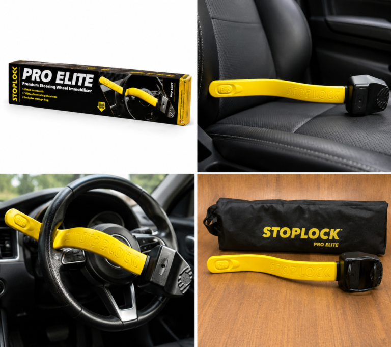 Car steering wheel immobiliser 