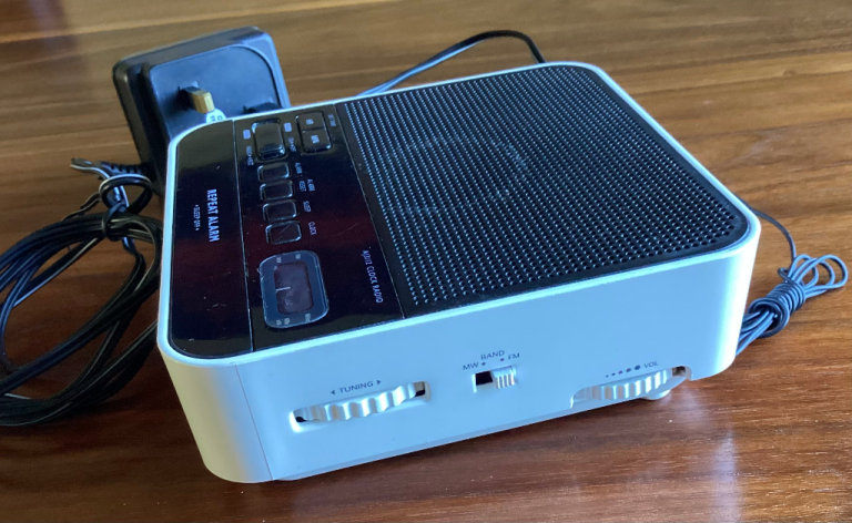 Philips vintage radio alarm clock