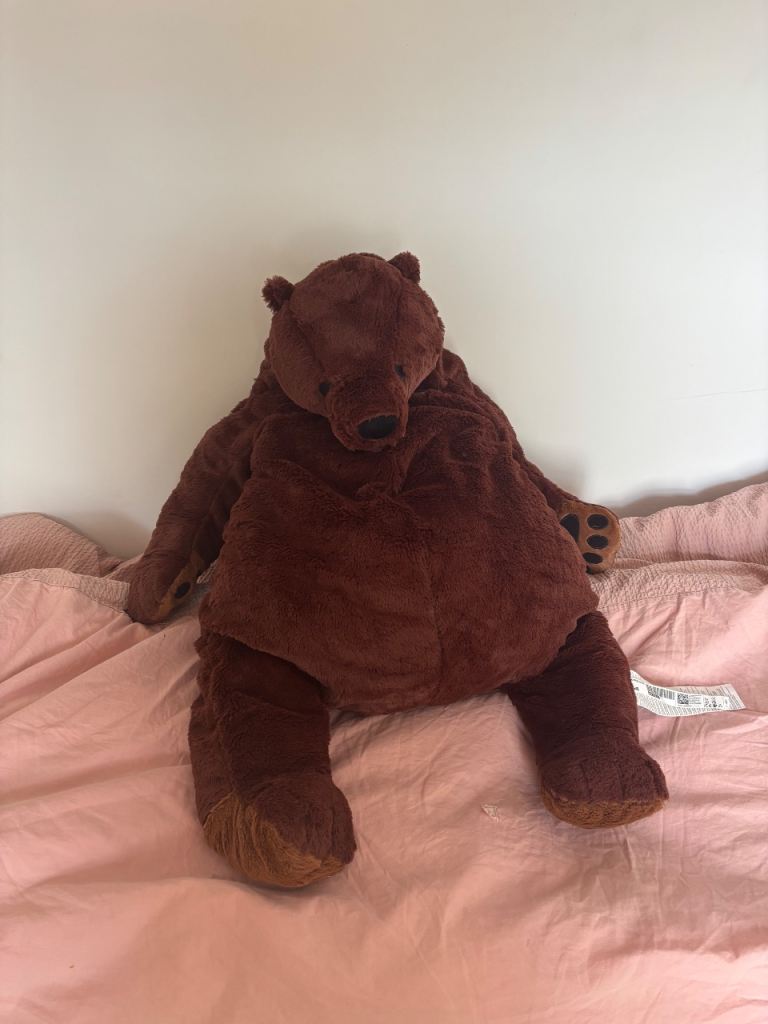IKEA large cuddly bear toy